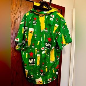 SET OF 2- Mens/womens heineken tahirt unisex size M/L